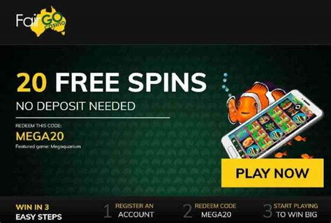 Fair Go Casino 30 Free Spins Bonus Code.